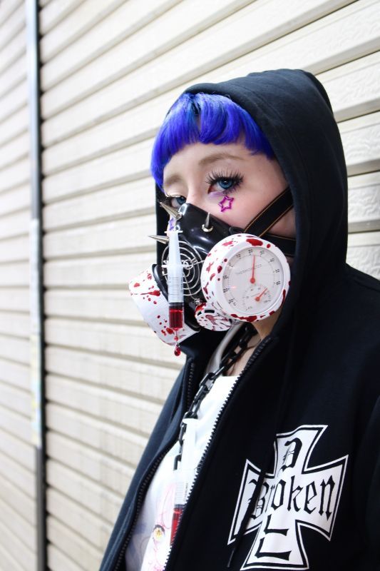 ガスマスク ホスピタル No 1 ゴス Cyber Goth ナースコスチューム 原宿系ファッション通販 Broken Doll
